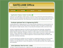 Tablet Screenshot of gate.iitd.ac.in