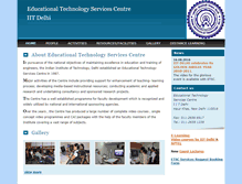 Tablet Screenshot of etsc.iitd.ac.in