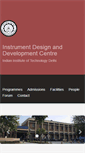 Mobile Screenshot of iddcweb.iitd.ac.in