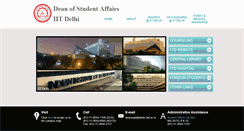Desktop Screenshot of dos.iitd.ac.in